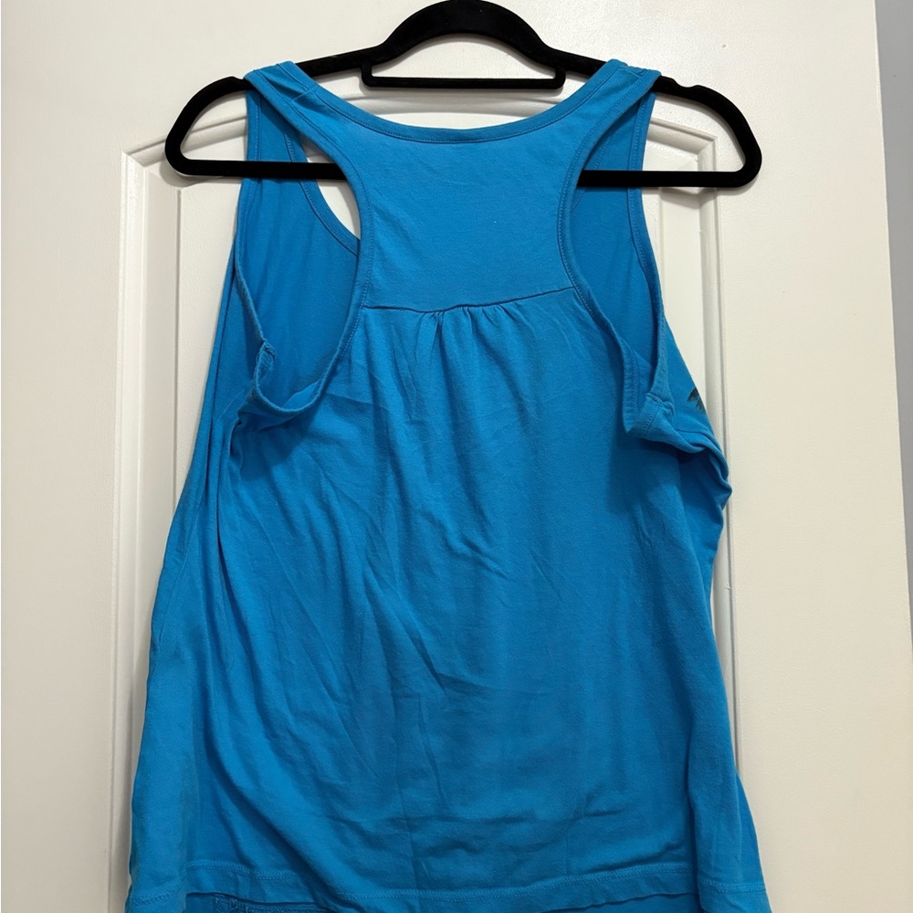 District Blue Athletic Tank Top with Graphic Design Motorcross Racing - Picture 6 of 9